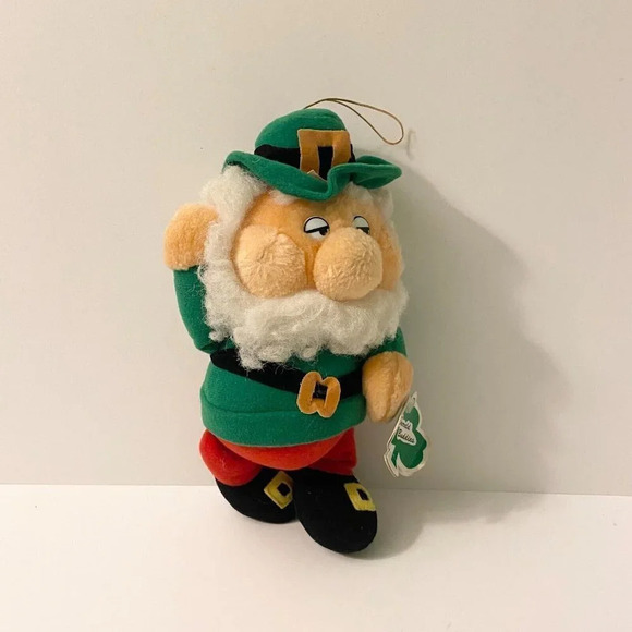 Vintage Emerald  Buddies 11 Inch Tall Kiddiefun Dublin 2 Leprechaun Plush - Picture 6 of 14